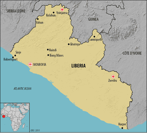 خرائط واعلام ليبيريا 2012 -Maps and flags of Liberia 2012