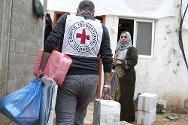 红十字国际委员会与巴勒斯坦红新月会一起评估在加沙最近的暴力事件中被毁的房屋并为受影响家庭提供紧急援助。