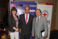 红十字国际委员会利马代表处主任希尔瓦纳•穆蒂（Silvana Mutti）、秘鲁国家监狱管理局局长何塞•路易斯•佩雷斯•瓜达卢佩（José Luis Pérez Guadalupe）和内务部长沃尔特•阿尔万（Walter Albán）。