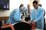 北高加索各医院的工作人员参加红十字国际委员会组织的创伤紧急处理培训。