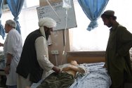 Mirwais Regional Hospital, Kandahar. Mirwais treats both war casualties and the chronically ill.