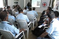 Briefing of the Indian and Jordanian contingents of the Formed Police Units of the United Nations Stabilization Mission in Haiti (MINUSTAH)