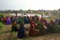 Kurtunwarey, Lower Shabelle. Women and elders wait for the ICRC/SRCS food distribution. 