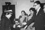 Pakistan, 1977. Special ceremony to award the Florence Nightingale Medal. CDR Begum Mumtaz Chughtai, a medical officer in the Pakistani Armed Forces, receives the Medal from the President of Pakistan.