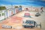 Mogadíscio, 2007. Pintura na parede do Hospital Keysaney
