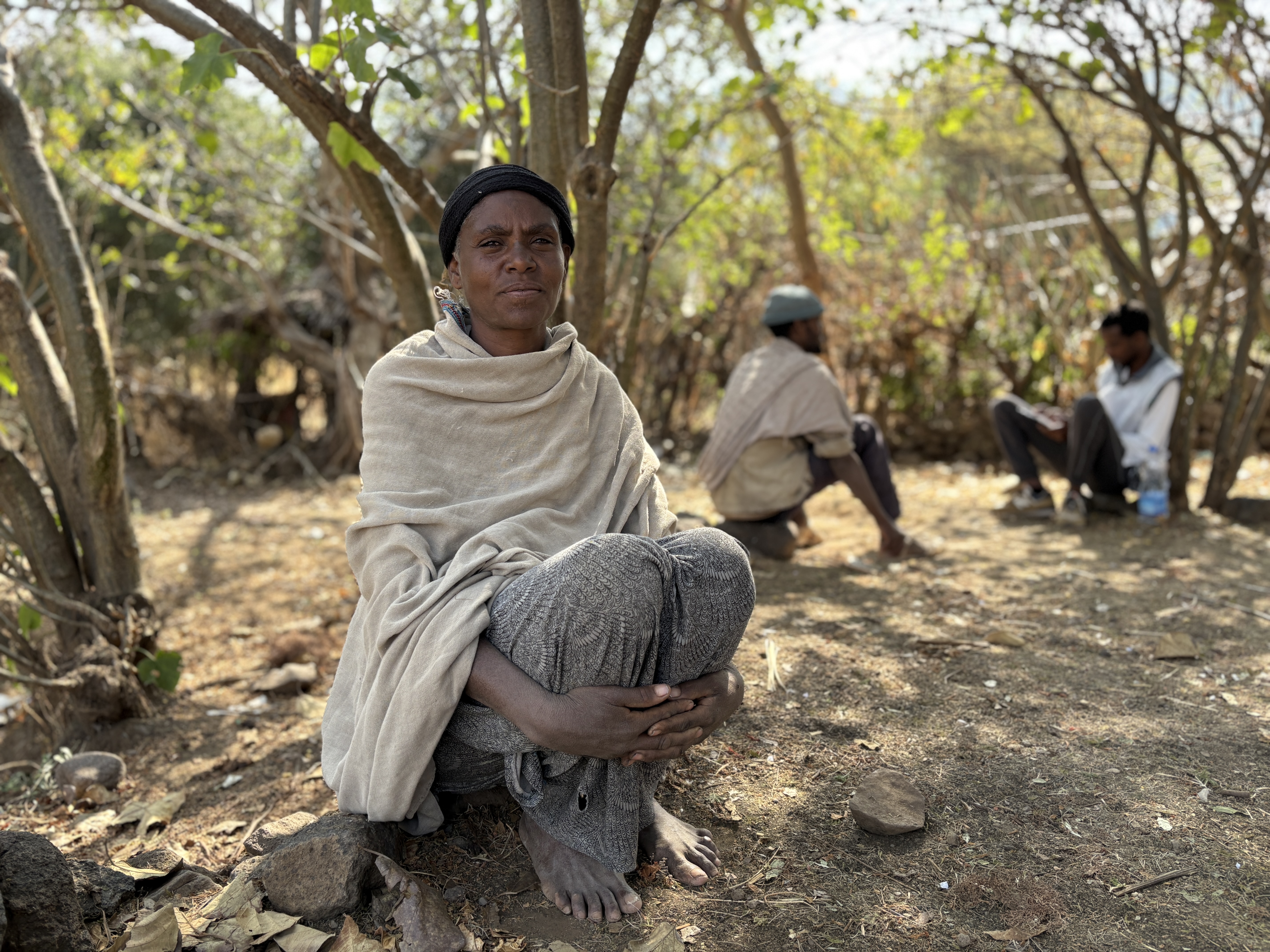 Dinkayehu Mamo, farmer and single mother of three - Ayina Bugna Woreda, Amhara region.