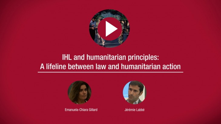 IHL and humanitarian principles video cover