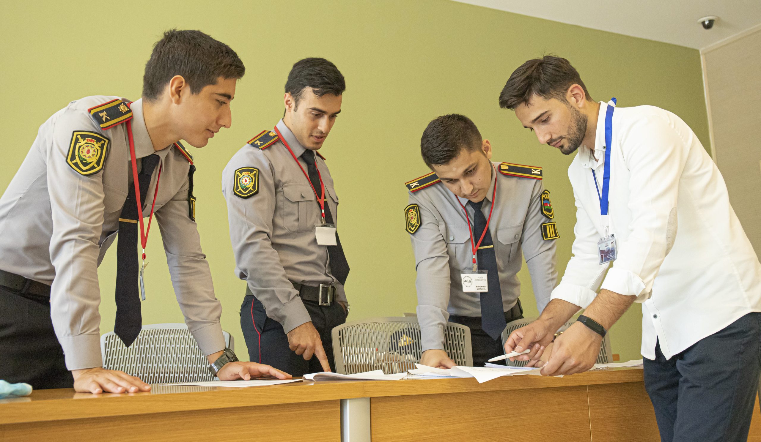 aku, ADA University. Participants to the National international humanitarian law Moot Court organized by the ICRC.