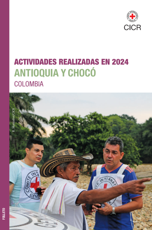 Portada del folleto Actividades 2024 en Antioquia y Chocó