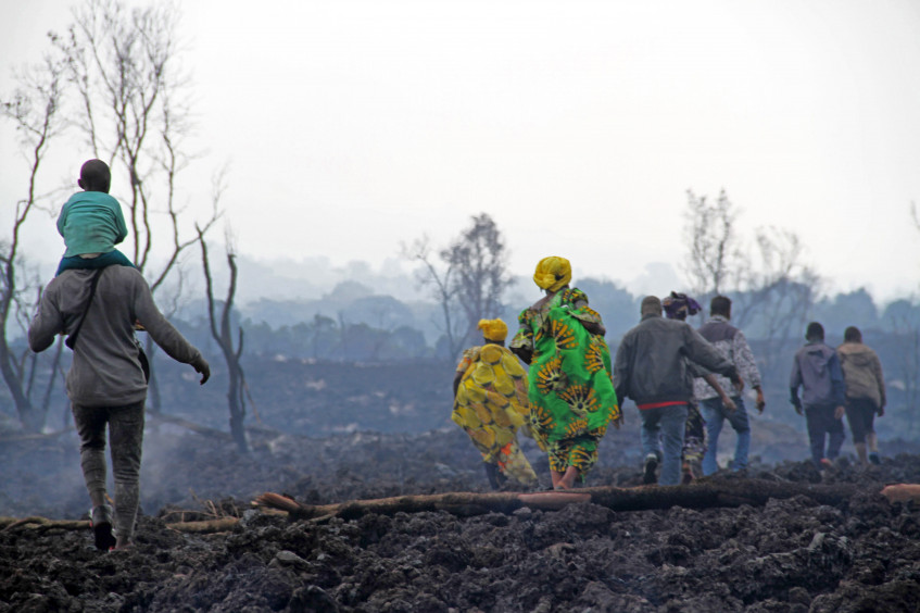 刚果民主共和国：戈马民众逃离火山威胁 重大人道危机迫在眉睫