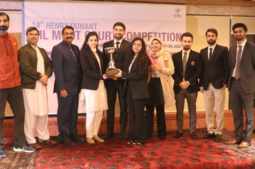 Pakistan: LUMS wins national round of 14th Henry Dunant Moot Court Competition