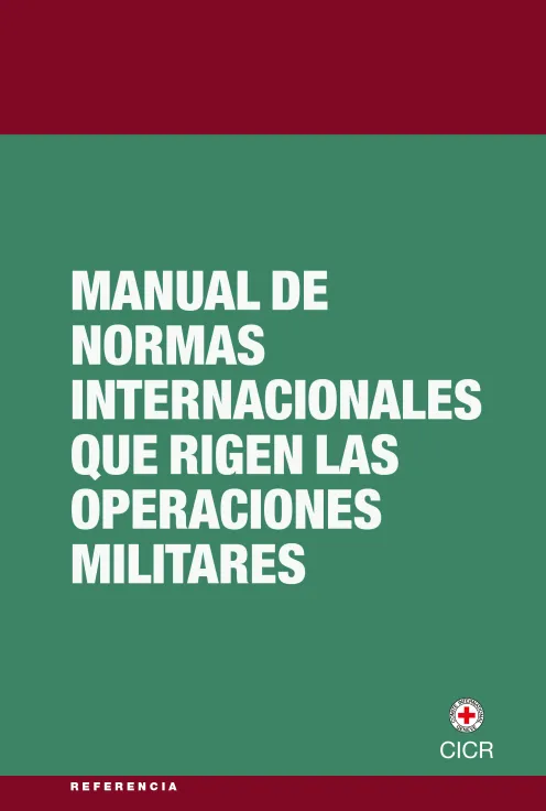 Portada de la publicación: Manual de normas internacionales que rigen las operaciones militares