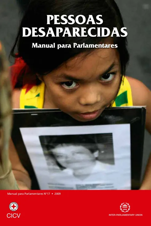 Publicação "Pessoas desaparecidas: Manual para parlamentares"
