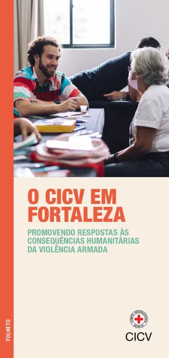 Capa do folheto "O CICV em Fortaleza"