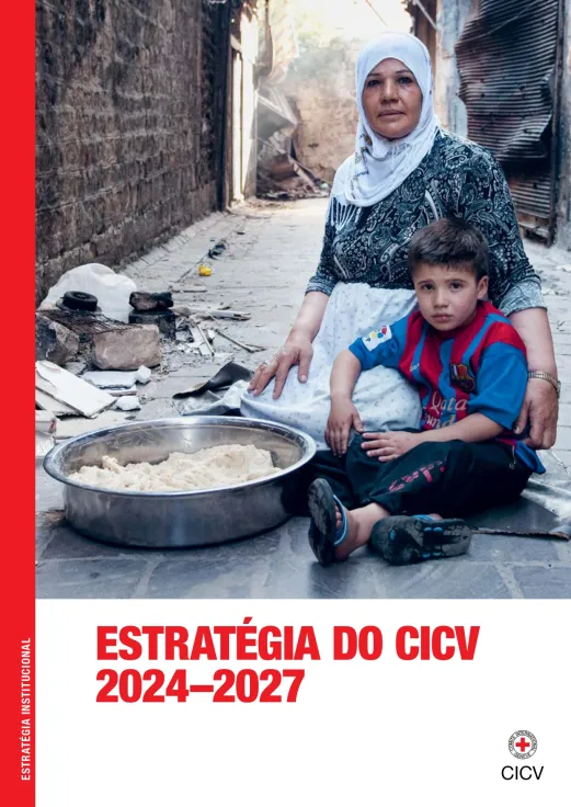 Capa da Estratégia do CICV 2024-2027