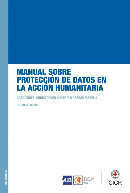 Portada de la publicación: manual sobre protección de datos en la acción humanitaria