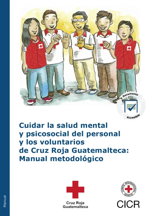 Portada Cuidar la salud mental y psicosocial del personal y voluntarios de Cruz Roja Guatemalteca
