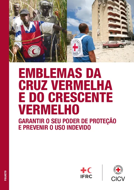Capa da publicação "Emblemas da Cruz Vermelha e do Crescente Vermelho"