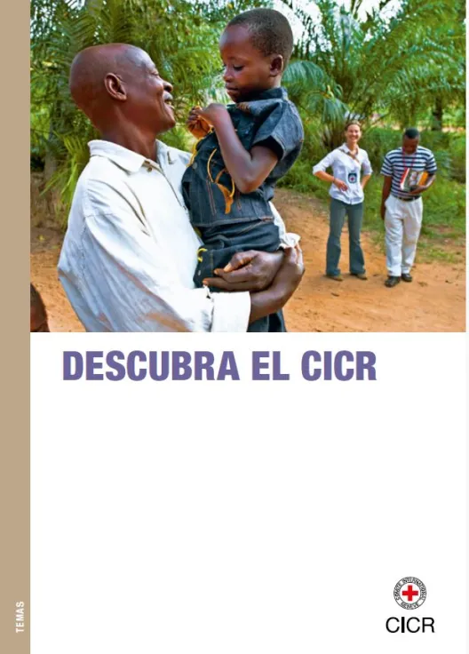 Portada del folleto: "Descubra el CICR"