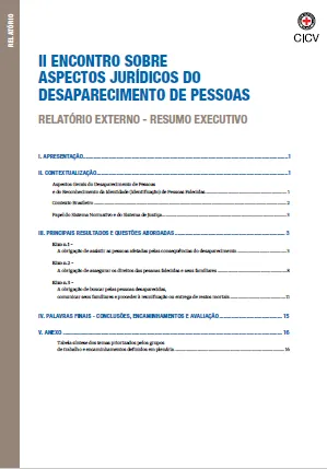 Capa do relatório