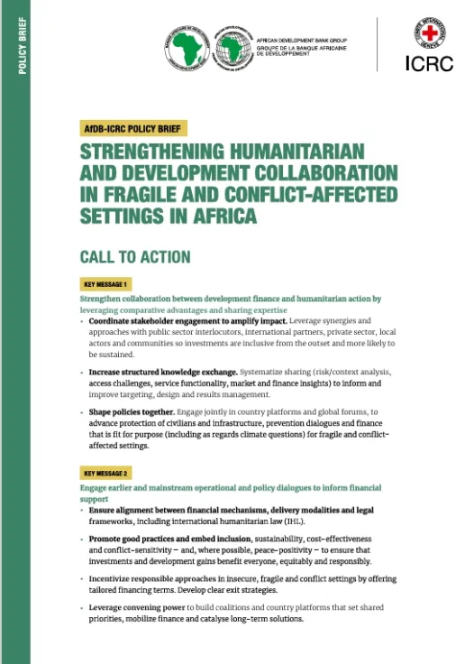AfDB-ICRC Policy Brief Page 1