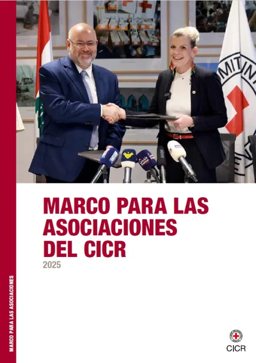 Portada de la publicación: Marco para las asociaciones del CICR