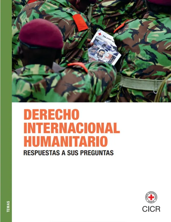 Portada de la publicación: Derecho internacional humanitario: Respuestas a sus preguntas