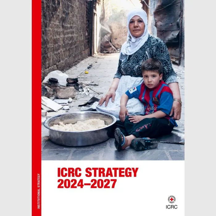 ICRC Strategy 2024–2027 publication cover