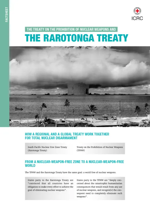 The Rarotonga Treaty and the TPNW