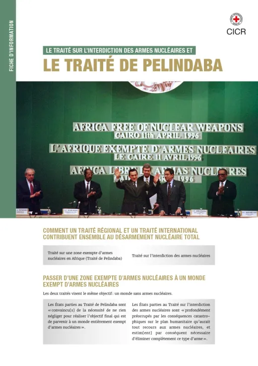 LE TRAITÉ DE PELINDABA ET LE TRAITÉ SUR L’INTERDICTION DES ARMES NUCLÉAIRES