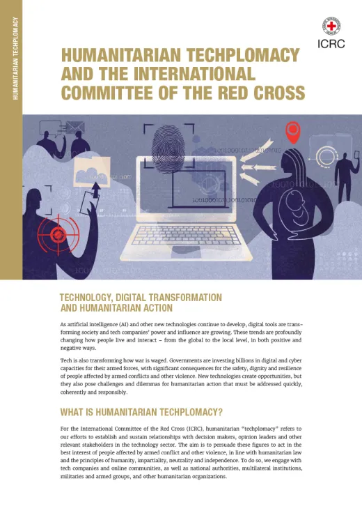 HUMANITARIAN TECHPLOMACY AND THE INTERNATIONAL COMMITTEE OF THE RED CROSS