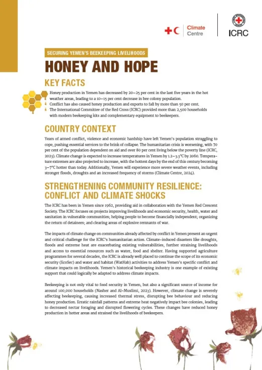 Honey and Hope: Securing Yemen’s Beekeeping Livelihoods