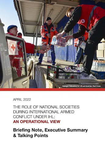 The Role of National Societies During International Armed Conflict Under IHL: An Operational View