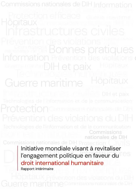 Initiative mondiale visant à revitaliser l’engagement politique en faveur du droit international humanitaire : Rapport intérimaire