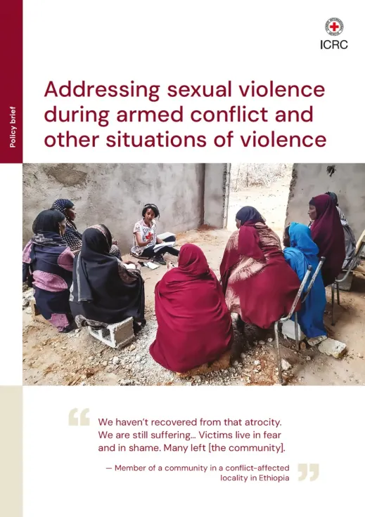 Addressing sexual violence during armed conflict and other situations of violence