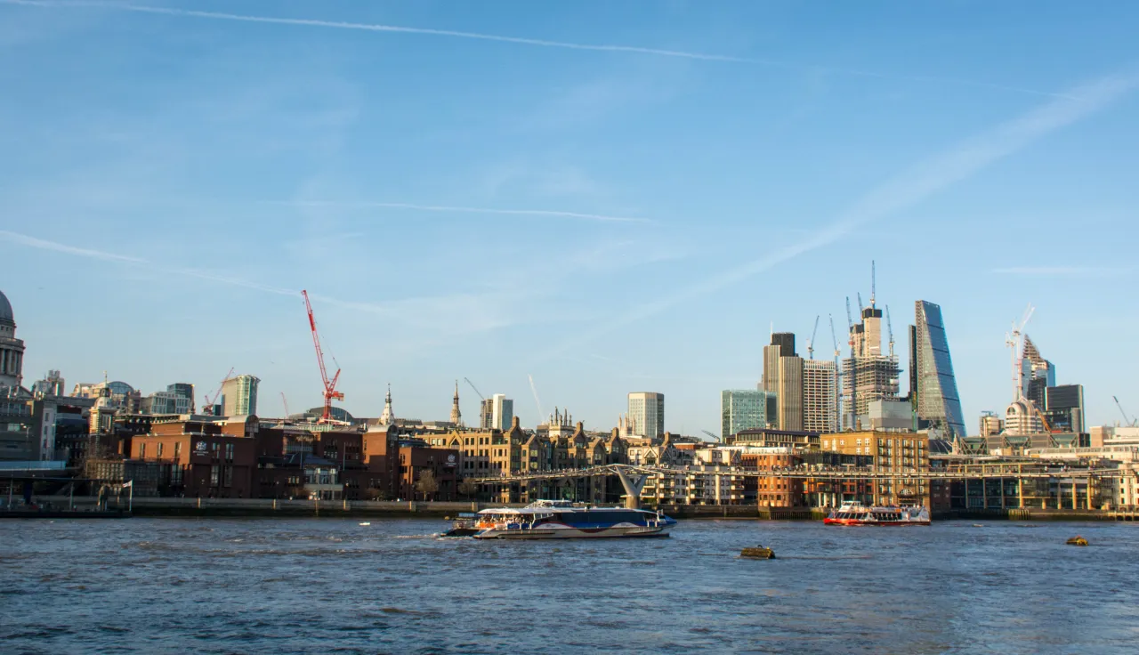 View of London.  