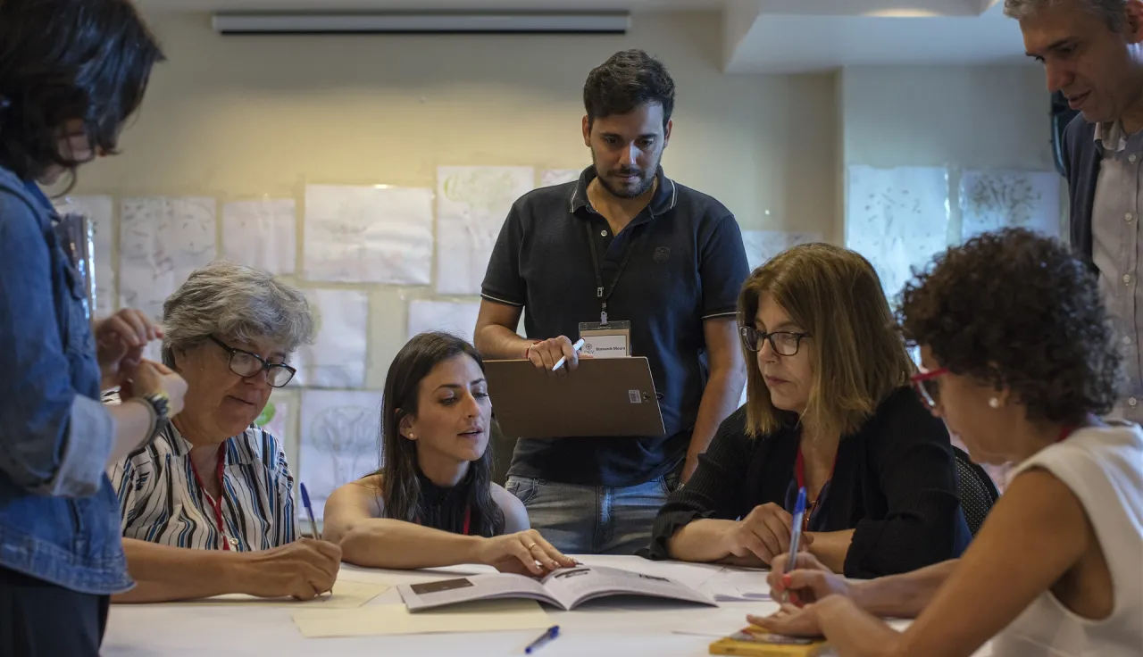 Sao Paolo. Meeting of relatives of missing persons.
