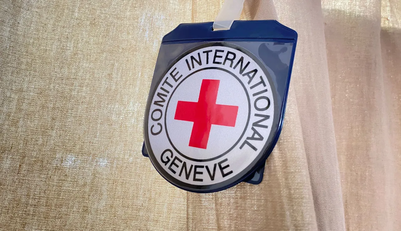 ICRC Emblem badge hang