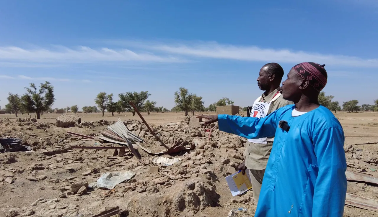 A la découverte des ravages de l'inondation