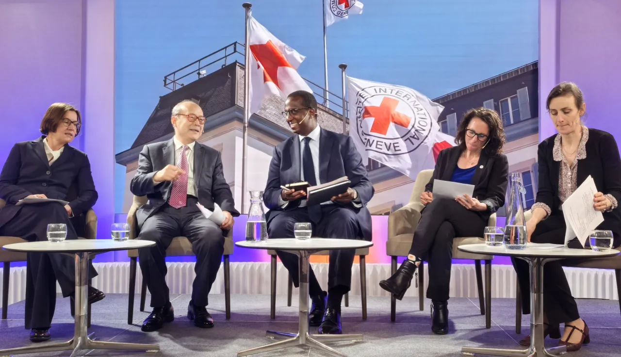 陈旭大使在“国际人道法促进持久和平”高级别研讨会上发言