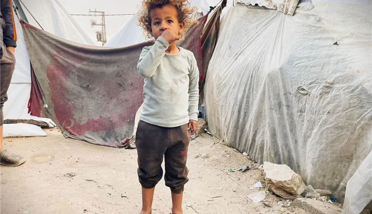 child in Gaza - January 2025 - ICRC