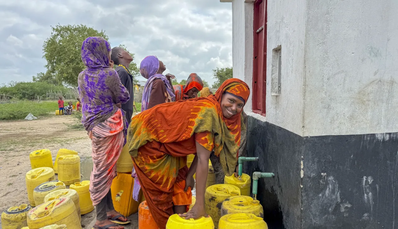 m one of four waterpoints constructed by the ICRC in collaboration with KRCS to support the community with access to clean water