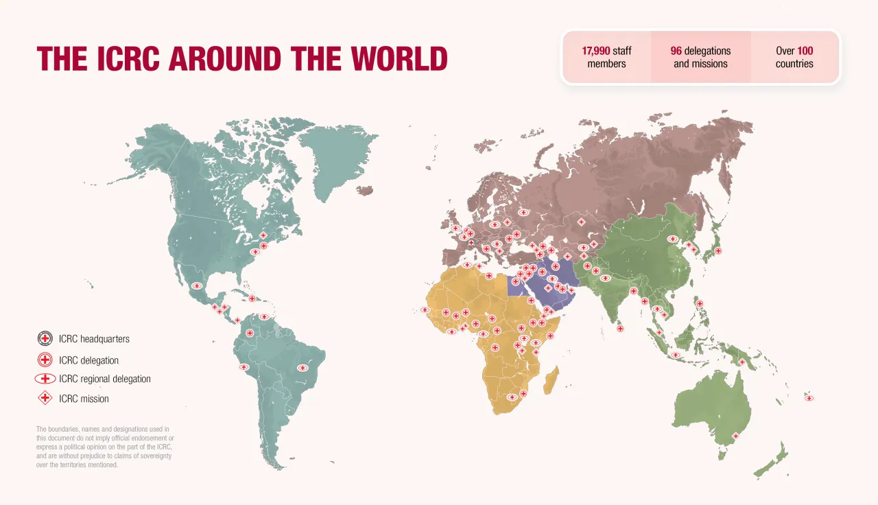 ICRC's ten largest operations in 2024