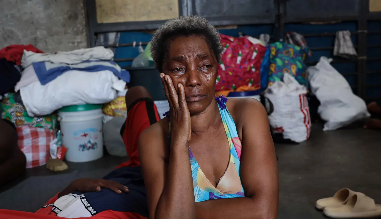 Rose-Marie, déplacée, elle décrit les conditions de vie éprouvantes 