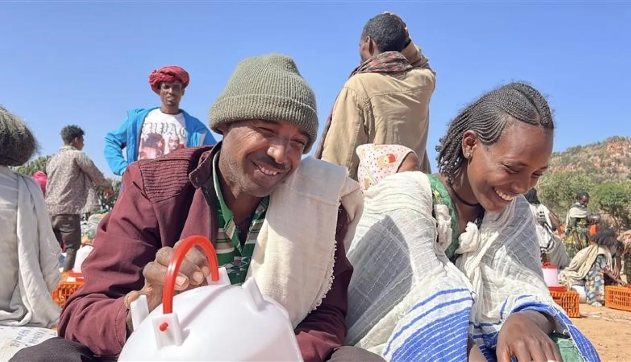 Distribution of poultry to promote safe farming in weapon contaminated areas of Tigray region.