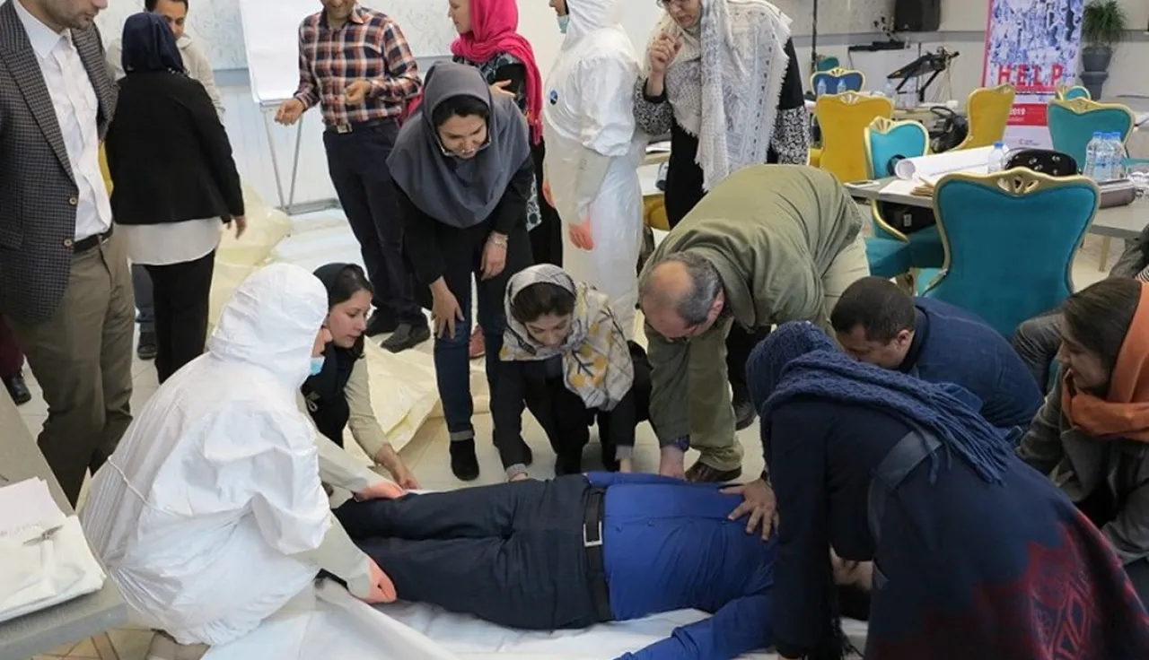 6th Round of HELP training course in Tehran, Iran.