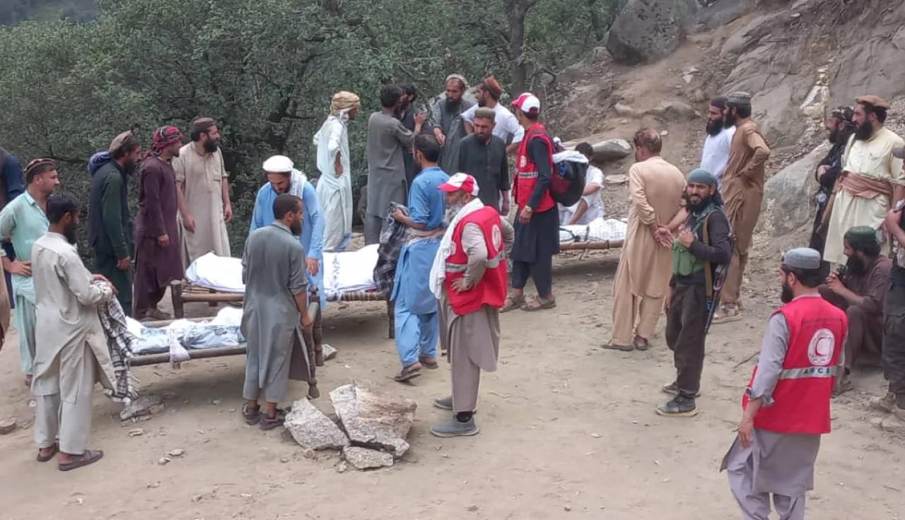 Afghanistan earthquake ICRC ARCS 2025