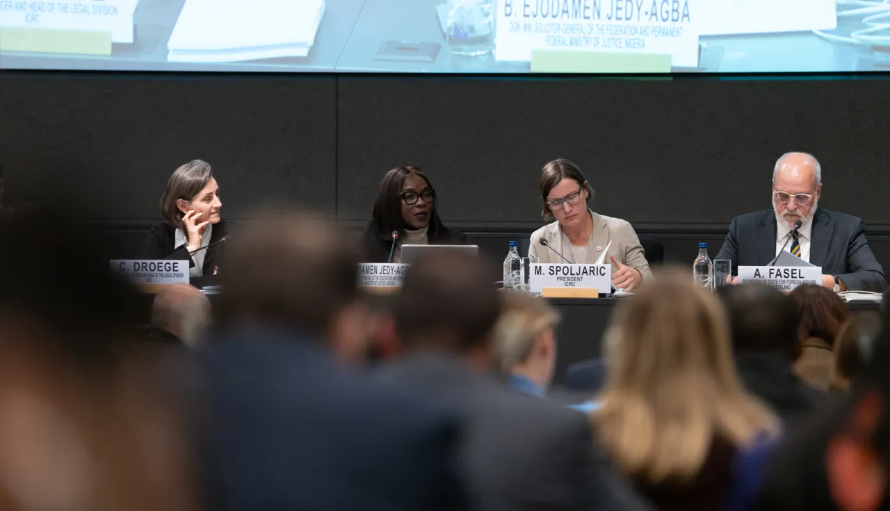 Speech given by Mirjana Spoljaric President of the International Committee of the Red Cross Global IHL Initiative Progress Report Launch