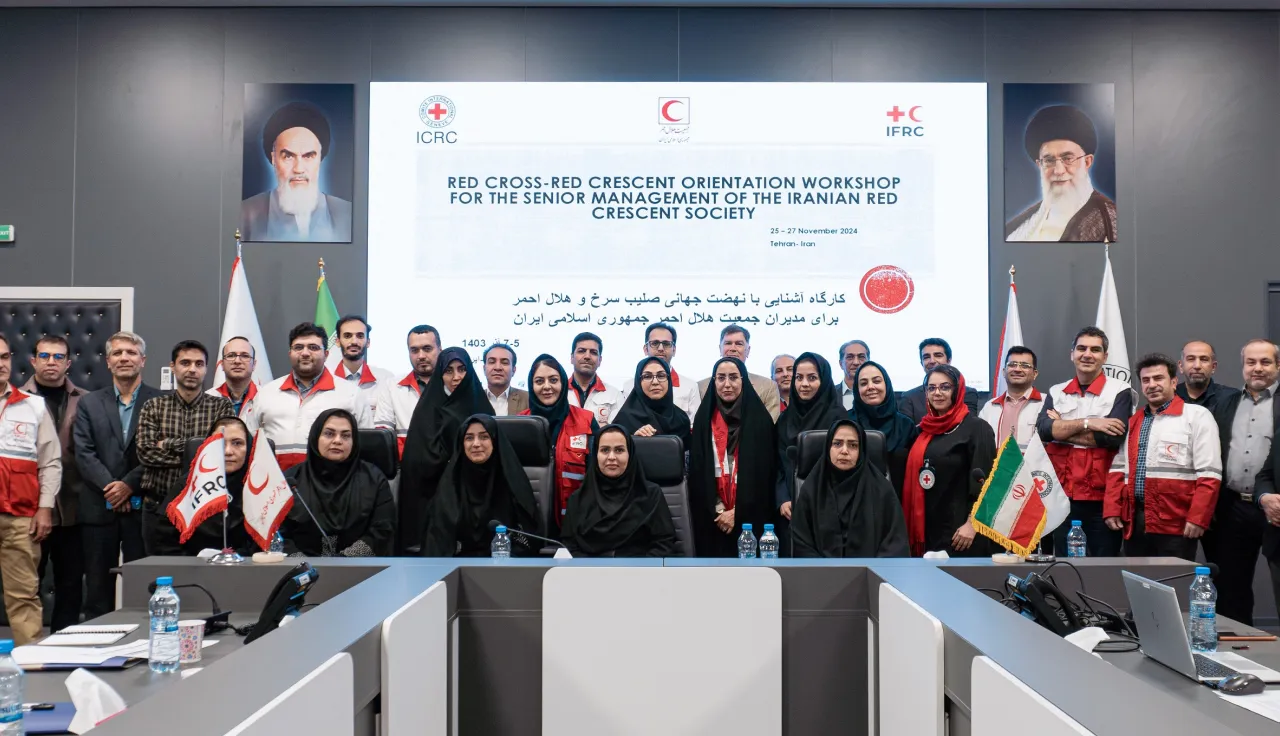 Iran Red Cross & Red Crescent Movement workshop for IRCS