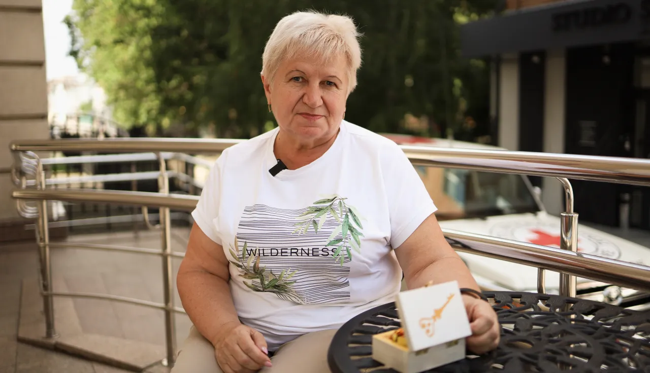 Liudmyla in Poltava Region waits for her son to return from captivity.